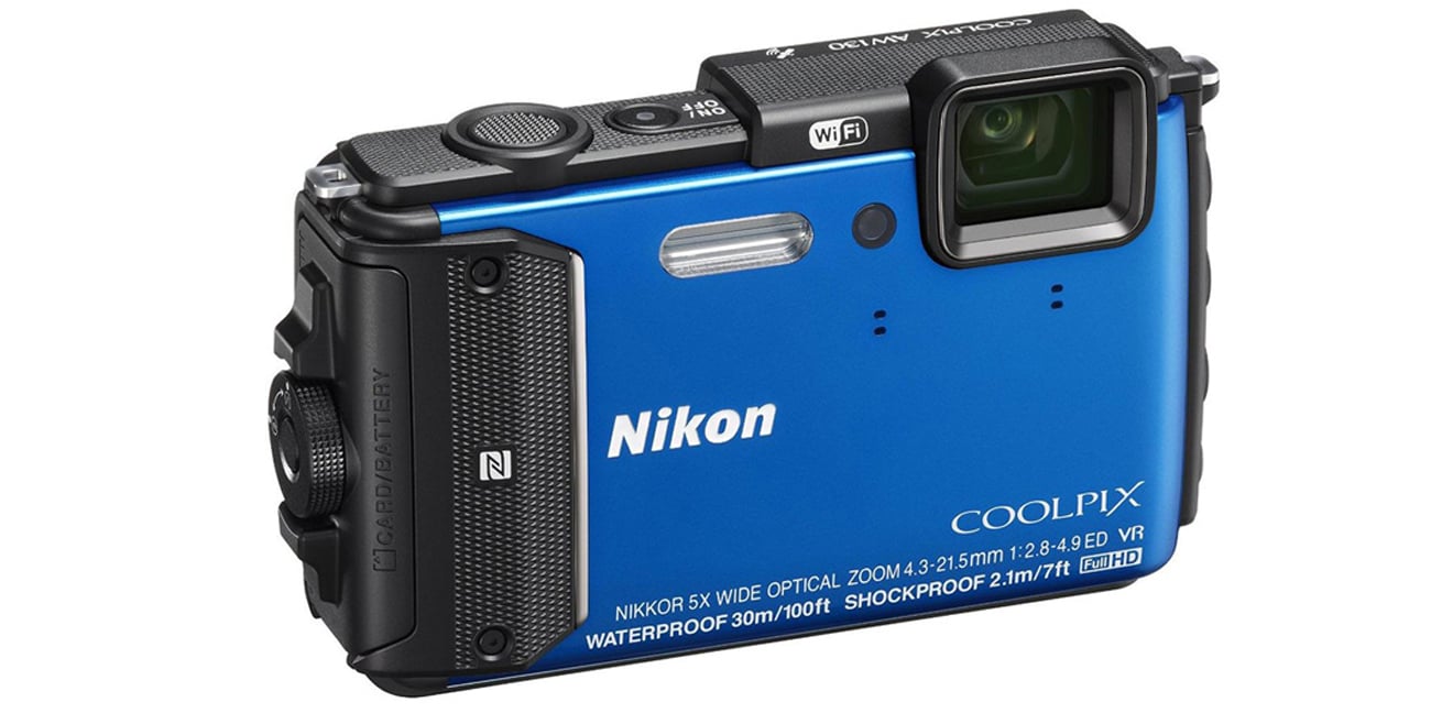 Nikon Coolpix AW130 niebieski - Aparat kompaktowy - najlepsze ceny